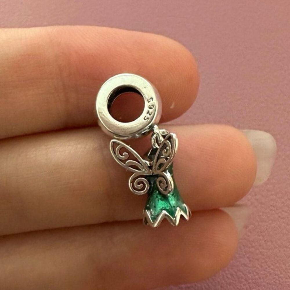 NWOT Tinker Bell Disney x Pandora FIT Silver Charm Dangle - Picture 5 of 15